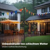 Set van 2 Slingerlichtjes Palen 3,2m - 63% Korting!