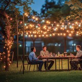 Set van 2 Slingerlichtjes Palen 3,2m - 63% Korting!