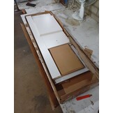 vidaXL TV-meubel Wit Bewerkt Hout - 55% Korting