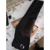 vidaXL Gordijn Linnen-Look Verduisterend Zwart - 64% Korting!