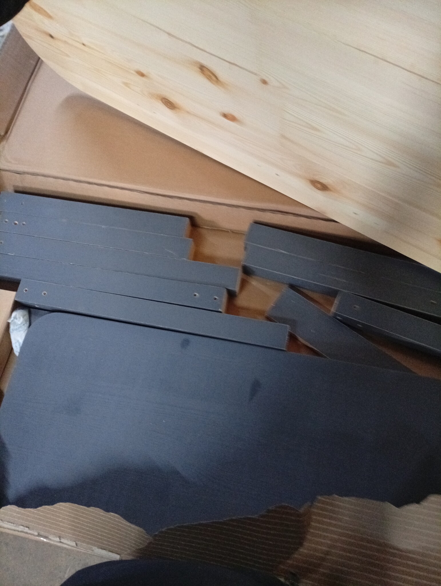 vidaXL 2-delige Salontafelset Grenenhout Grijs - 55% Korting!