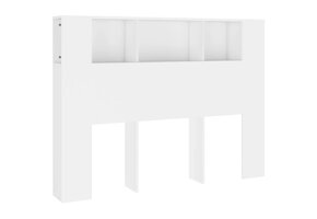 vidaXL Hoofdbordkast Wit 140x18,5x104,5 cm - 43% Korting