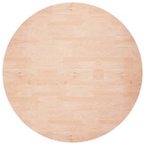vidaXL Tafelblad Massief Eikenhout Rond Ø60cm - 55% Korting!