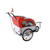 Fietskar Kind - Rood - met Schokbreker | Viking Choice