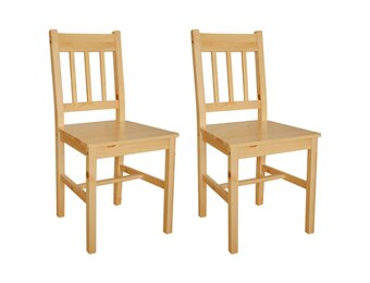 vidaXL Eetkamerstoelen 2 st grenenhout