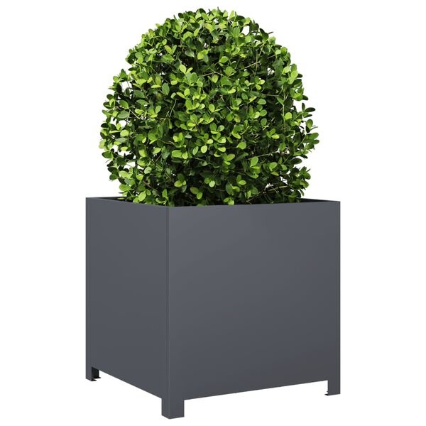 vidaXL Plantenbak Staal Antraciet (50x50x50cm) - Nu met 55% Korting!