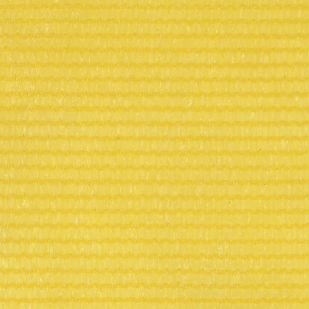 vidaXL Balkonscherm Geel 120x600 cm HDPE - 35% Korting!