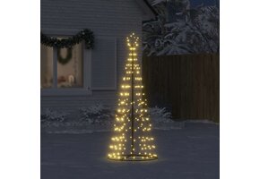 vidaXL LED Kerstboom 182cm, 200 Warm Witte LEDs - 35% Korting!