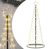 vidaXL LED Kerstboom 182cm, 200 Warm Witte LEDs - 35% Korting!