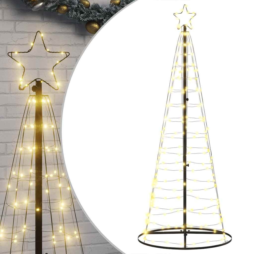 vidaXL LED Kerstboom 182cm, 200 Warm Witte LEDs - 35% Korting!