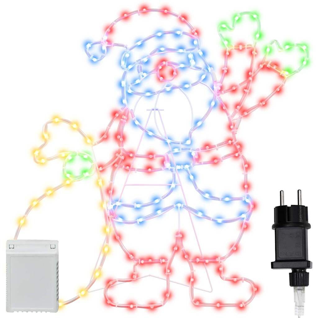 vidaXL Kerstman Licht Multikleur - 168 LED - 35% Korting!