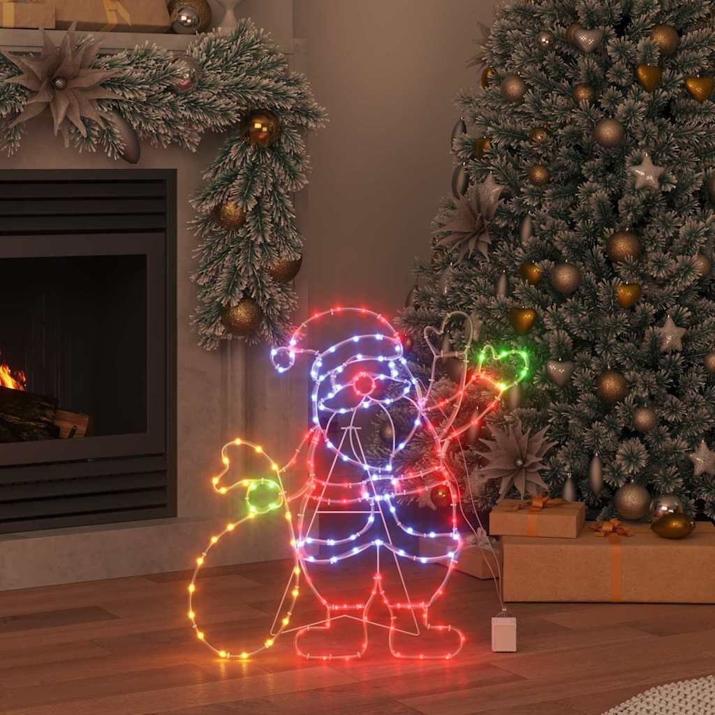 vidaXL Kerstman Licht Multikleur - 168 LED - 35% Korting!