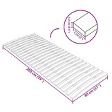 vidaXL Lattenbodem 80x200 cm - 41% Korting | Retoertje