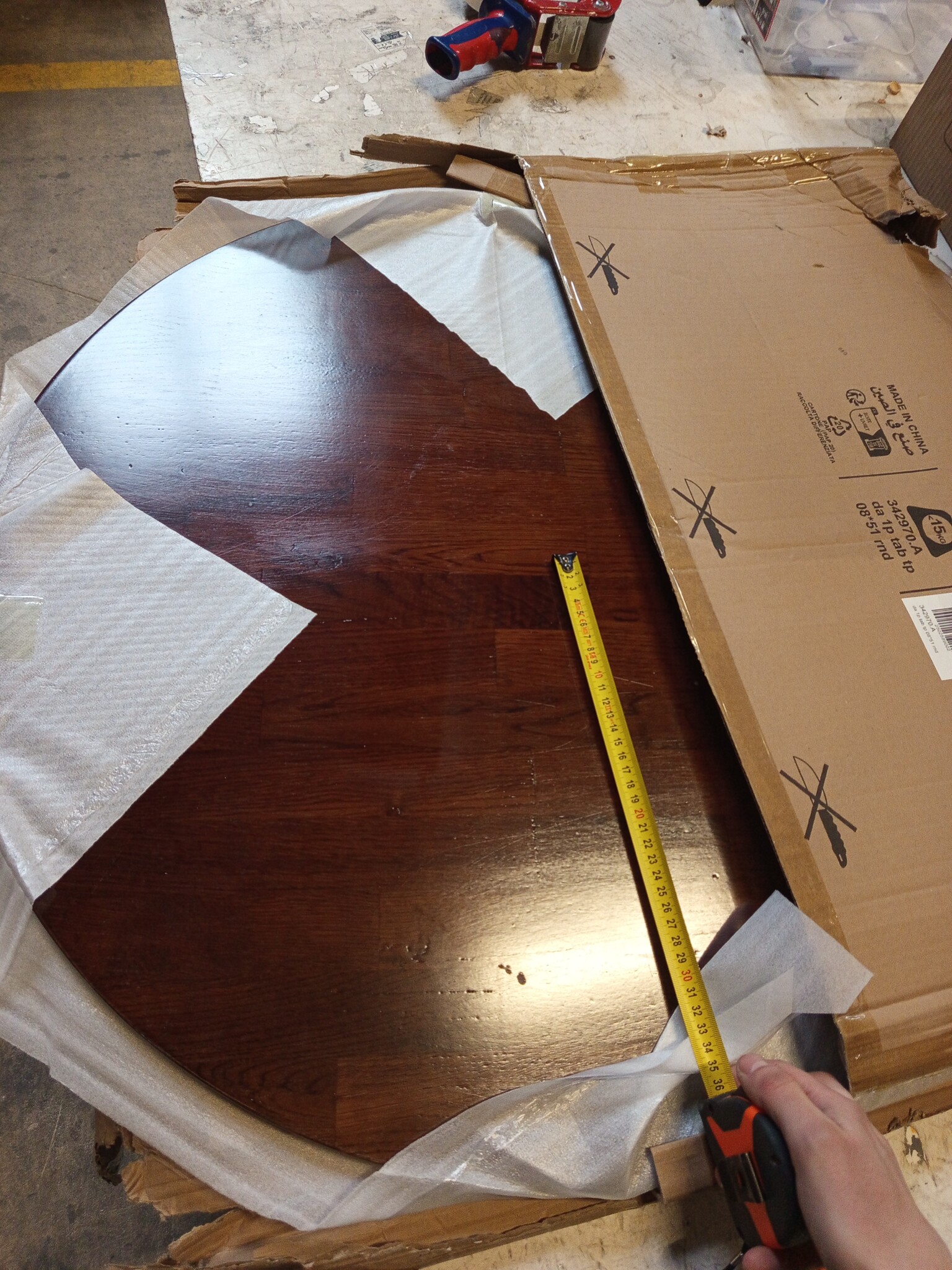 vidaXL Eikenhouten Tafelblad Ø80cm - 55% Korting!