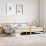 vidaXL Bedframe Grenenhout 200x200cm | -35% Korting