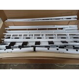 vidaXL Bedframe Metaal Grijs 200x200 cm - 55% Korting