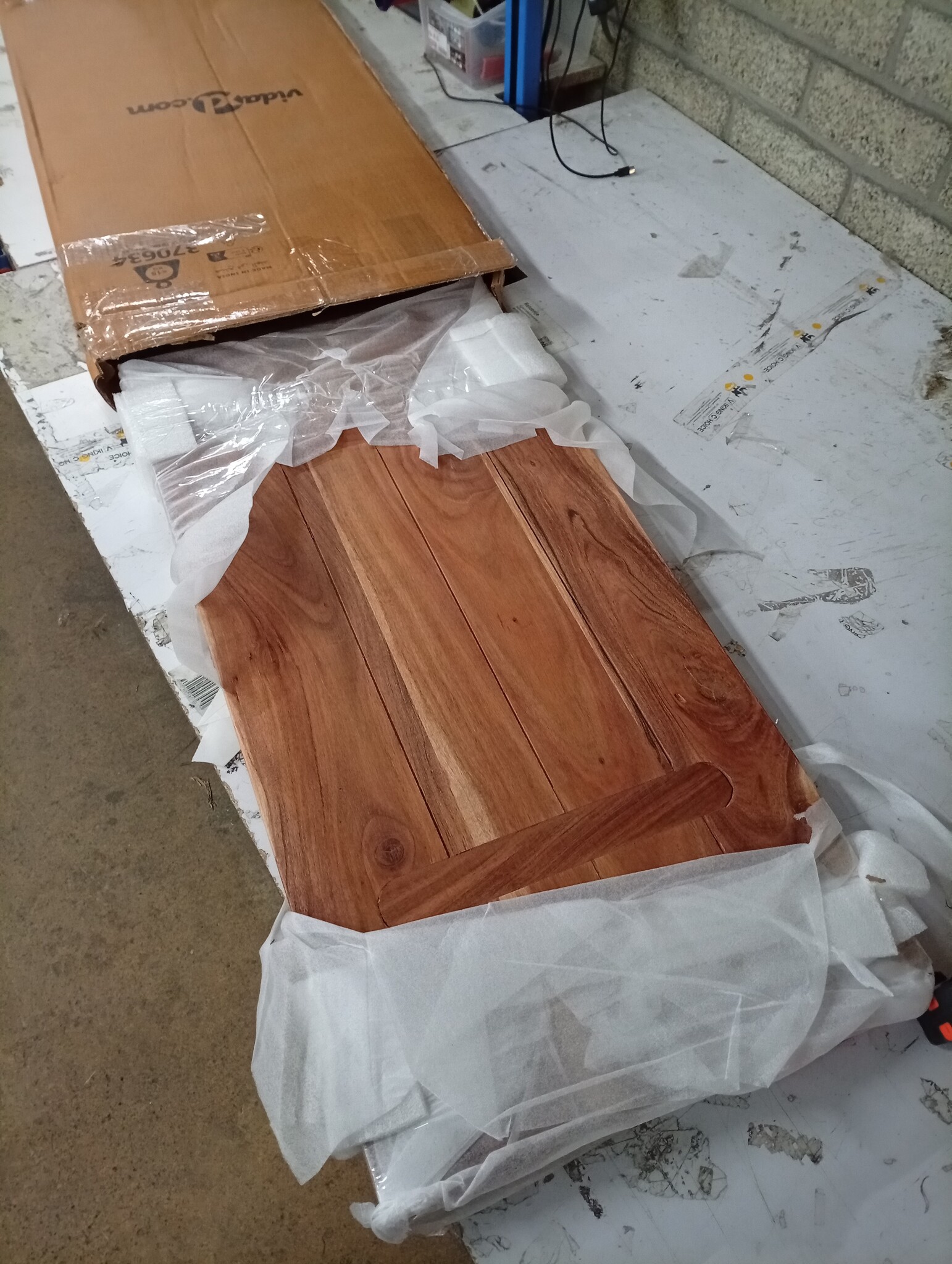 VidaXL Acaciahouten Tafelblad (80x40cm) - Natuurlijke Rand - 60% Korting