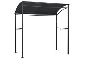 vidaXL Barbecuepaviljoen - 35% Korting! 215x150x220 cm Staal Antraciet