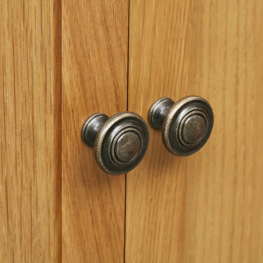 vidaXL Schoenenkast Massief Eikenhout 76x37x105 cm - 35% Korting