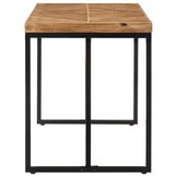 vidaXL Eettafel Massief Hout - 120x60cm - Industriële Look - Nu 60% Korting!