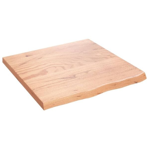 vidaXL Wastafelblad Massief Hout 60x60cm - 60% Korting