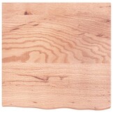 vidaXL Wastafelblad Massief Hout 60x60cm - 60% Korting