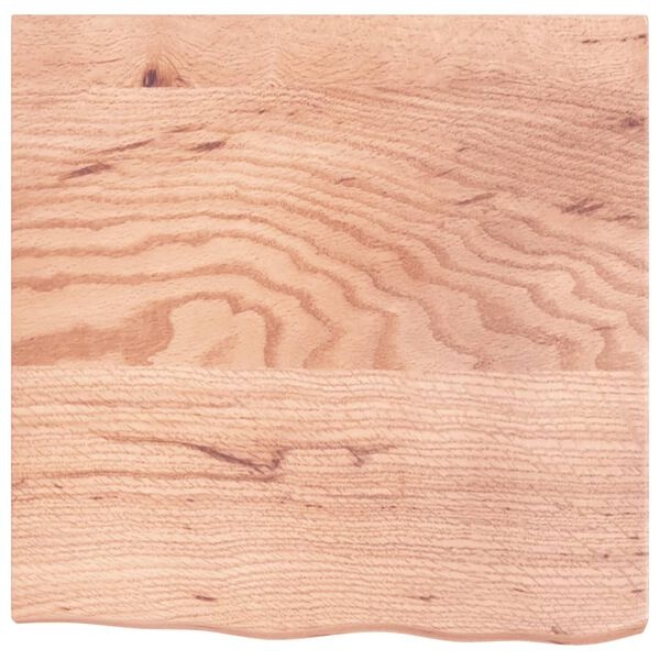 vidaXL Wastafelblad Massief Hout 60x60cm - 60% Korting
