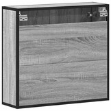 VidaXL Badkamerspiegelkast 65x20x60 cm Grijs Sonoma Eiken - Nu 30% Korting!