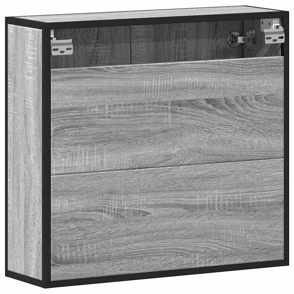 VidaXL Badkamerspiegelkast 65x20x60 cm Grijs Sonoma Eiken - Nu 30% Korting!