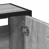 VidaXL Badkamerspiegelkast 65x20x60 cm Grijs Sonoma Eiken - Nu 30% Korting!