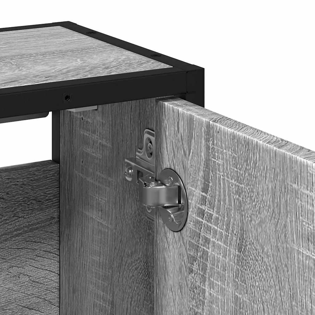 VidaXL Badkamerspiegelkast 65x20x60 cm Grijs Sonoma Eiken - Nu 30% Korting!