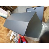 Pakketbrievenbus Antraciet - 43x24x52 cm - Metaal - Kleine reparatie nodig