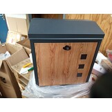 Pakketbrievenbus Antraciet - 43x24x52 cm - Metaal - Kleine reparatie nodig