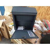 Pakketbrievenbus Antraciet - 43x24x52 cm - Metaal - Kleine reparatie nodig