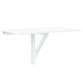 vidaXL Wandtafel Inklapbaar - 100x60 cm - Hoogglans Wit - 35% Korting