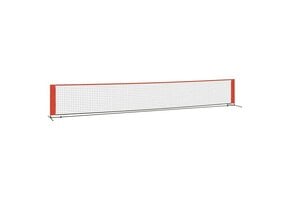 vidaXL Tennisnet 600x100x87 cm | Polyester | Zwart/Rood | -35%