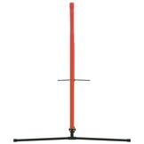 vidaXL Tennisnet 600x100x87 cm | Polyester | Zwart/Rood | -35%