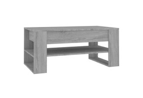 vidaXL Salontafel 102x55x45cm Grijs Sonoma Eiken - 35% Korting!