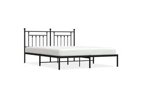 vidaXL Bedframe Metaal Zwart 180x200 cm - 35% Korting!