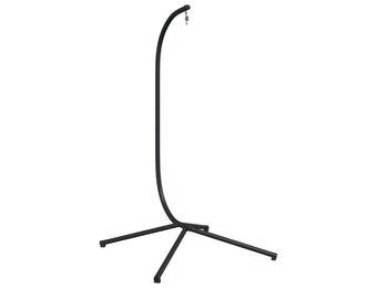 vidaXL Standaard Hangstoel - Staal Zwart - Nu 35% Korting!