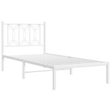 vidaXL Bedframe Metaal Wit 80x200 cm - 35% Korting
