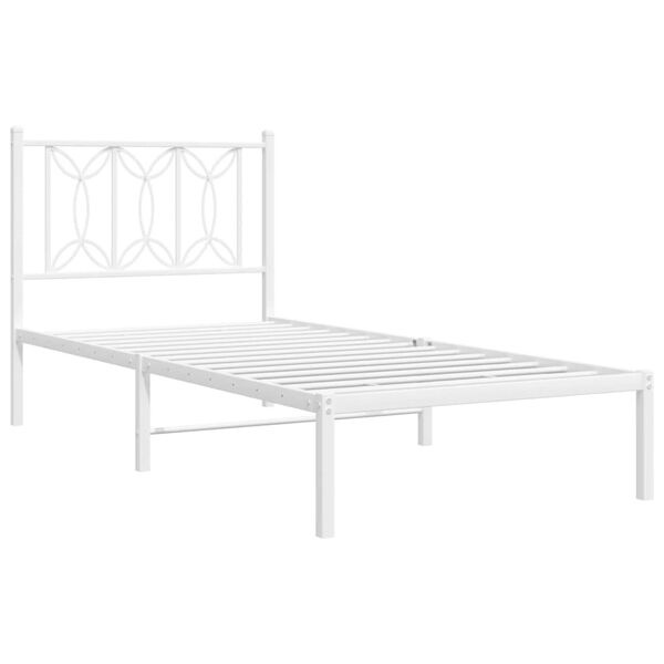 vidaXL Bedframe Metaal Wit 80x200 cm - 35% Korting