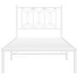 vidaXL Bedframe Metaal Wit 80x200 cm - 35% Korting