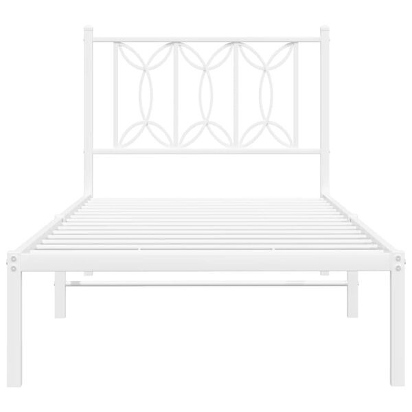 vidaXL Bedframe Metaal Wit 80x200 cm - 35% Korting