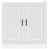 vidaXL Spoelbakonderkast Porto 80cm Wit - Nu 55% Korting!