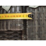 vidaXL Tuintafel Poly Rattan & Acaciahout - 55% Korting