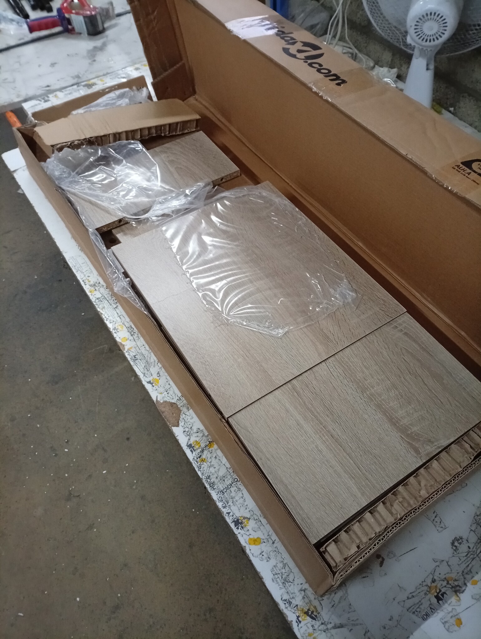 vidaXL TV-meubel met LED 90x35x40cm Sonoma Eiken (55% Korting!)