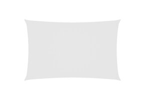 vidaXL Zonnescherm Rechthoekig 6x8m Wit - 35% Korting