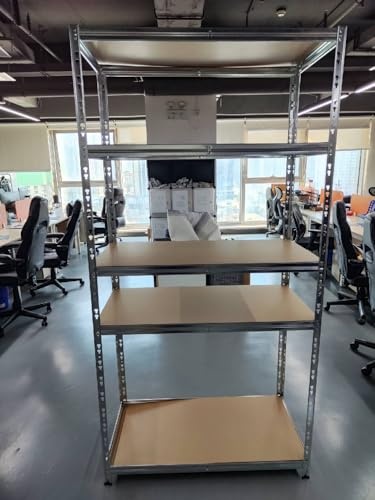 Opbergrek Staal MDF 75x30x150cm Zilver - 55% Korting!