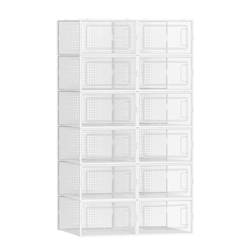 Schoenenopbergers Transparant Wit (12 st.) - 35% Korting